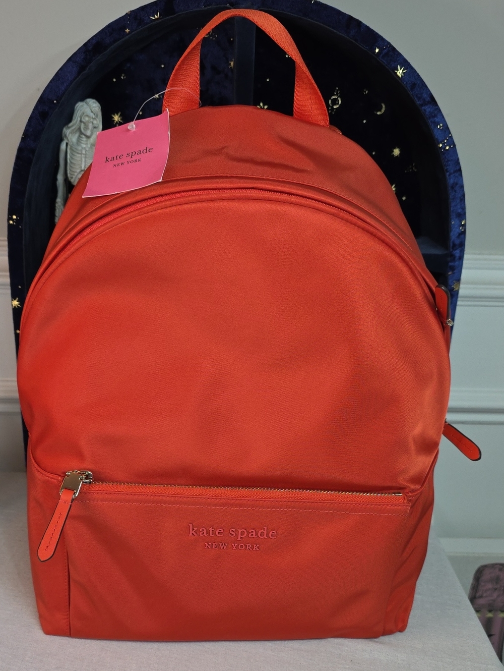 kate spade The Nylon City Pack Orange Nylon Backpack